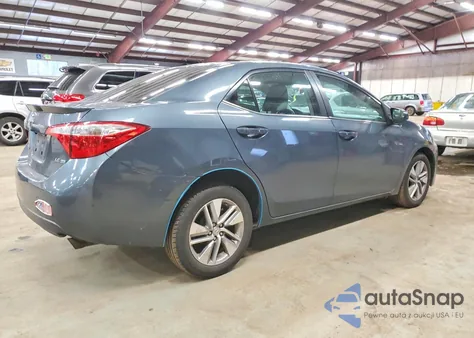 2014 Toyota Corolla Le Eco Plus z USA, uszkodzony, nr VIN 2T1BPRHE6EC009596